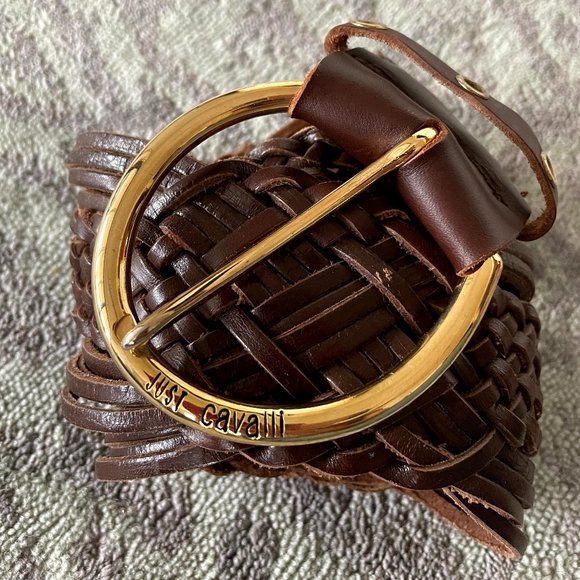 Just Cavalli Leather Braided Belt main image 10
